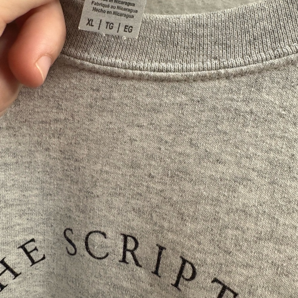 Gray Script Sweatshirt - Picture 2 of 2